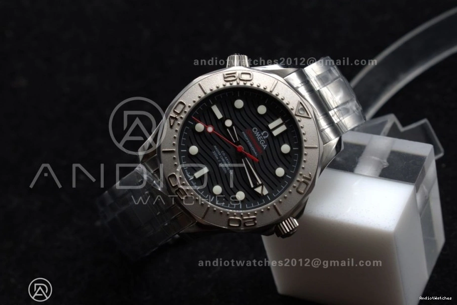 FastDry Best 300M Dial SS A Edition Bracelet Nekton Diver 1:1 Black on Seamaster 1085 VSF 0704
